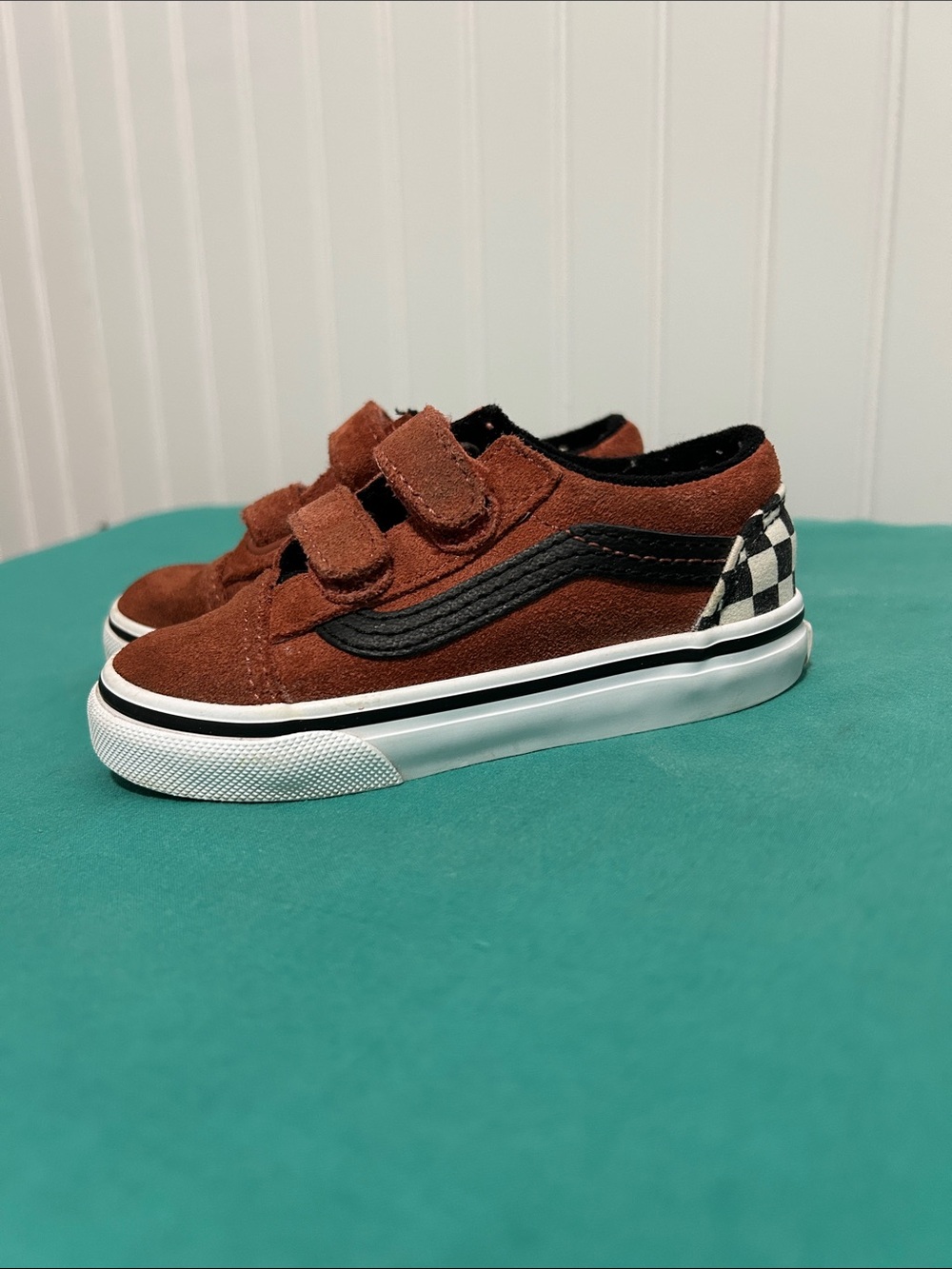 Vans - toddler Velcro old skool sz: 7.0 - Picture 3 of 12